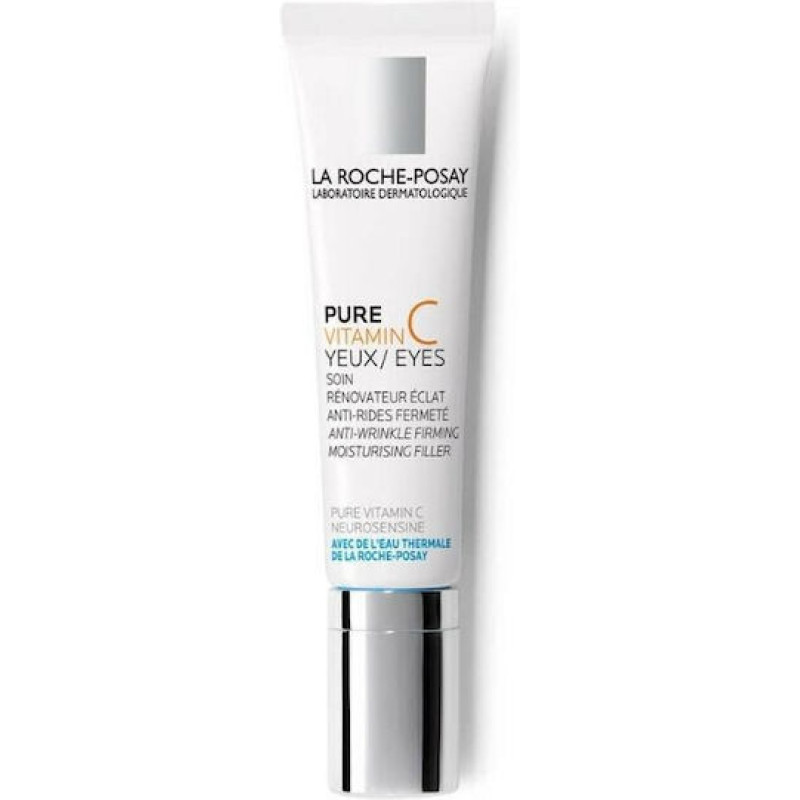 La Roche Posay Redermic C Αντιγηραντική & Συσφικτική Κρέμα Ματιών κατά των Μαύρων Κύκλων με Υαλουρονικό Οξύ & Βιταμίνη C 15ml